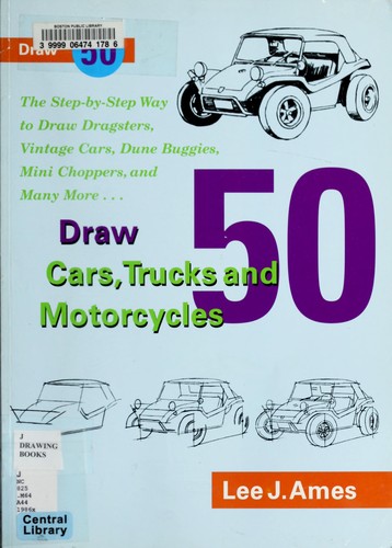 Draw 50 cars, trucks, and motorcycles
