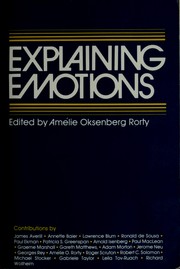 Explaining emotions