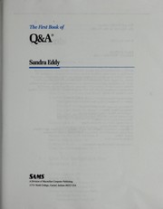 The First Book of Q & A (First Book of)