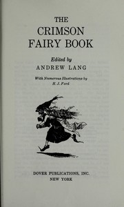 The Crimson Fairy Book