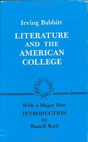 Literature and the American college