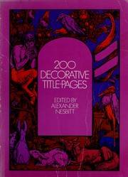 200 decorative title-pages