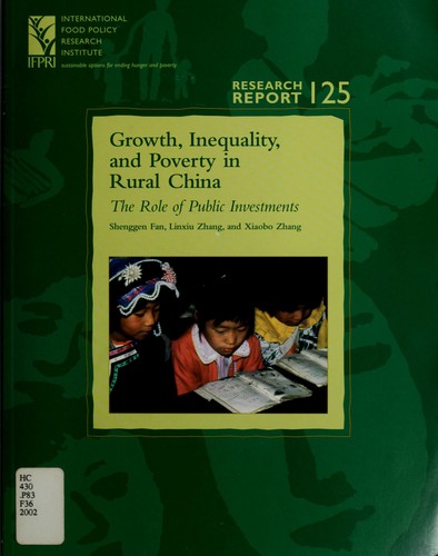 Growth, inequality, and poverty in rural China