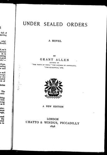 Under sealed order