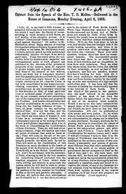 Extract from the speech of the Hon. T.D. McGee