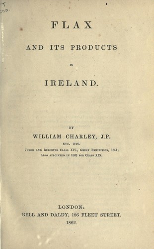 Flax and its products in Ireland