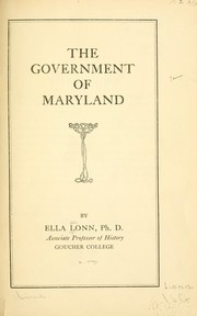 The government of Maryland