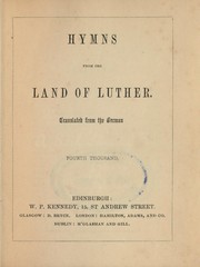 Hymns from the land of Luther