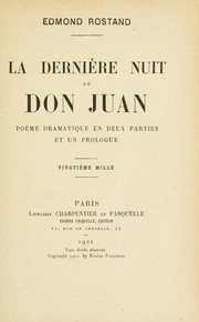 La dernière nuit de don Juan