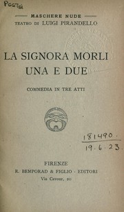 La Signora Morli una e due