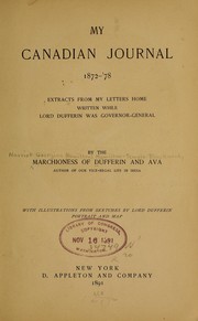 My Canadian journal, 1872-1878