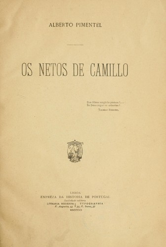 Os netos de Camillo