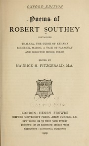 Poems of Robert Southey