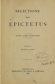 Selections from Epictetus