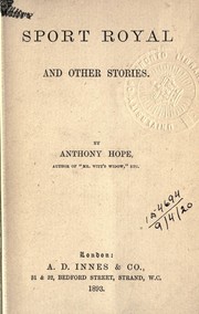 Sport royal, and other stories