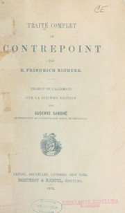 Traité complet de contrepoint