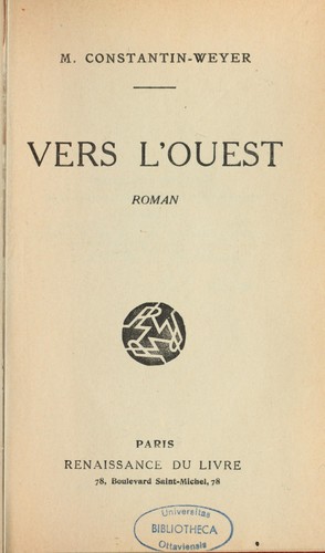 Vers l'ouest