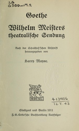 Wilhelm Meister