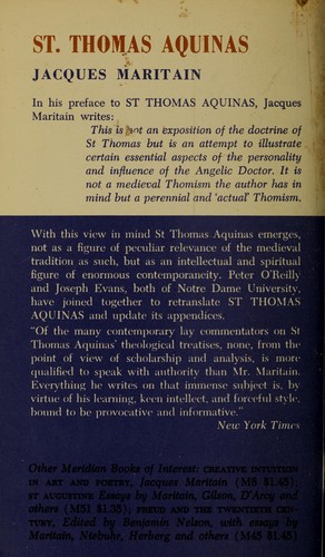St. Thomas Aquinas, angel of the schools