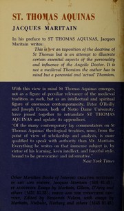 St. Thomas Aquinas, angel of the schools