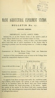 Important facts about corn