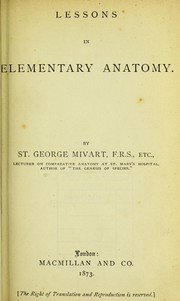 Lessons in elementary anatomy / by St. George Mivart