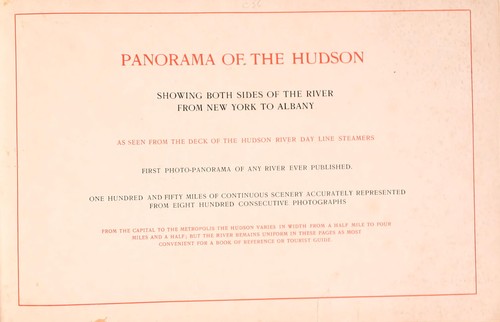 Panorama of the Hudson