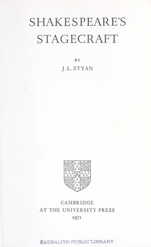 Shakespeare's stagecraft