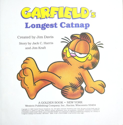 Garfield's longest catnap