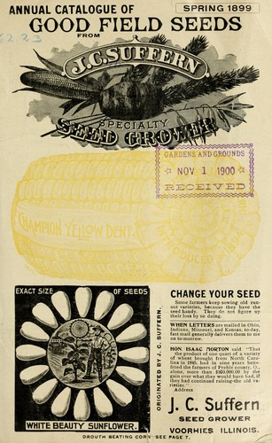 Annual catalogue of good field seeds