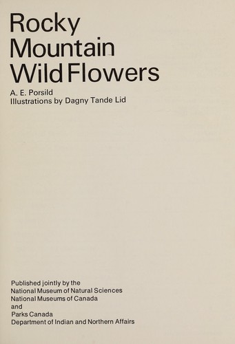 Rocky Mountain wild flowers