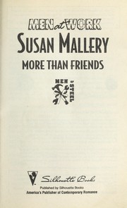 More Than Friends (Men at Work