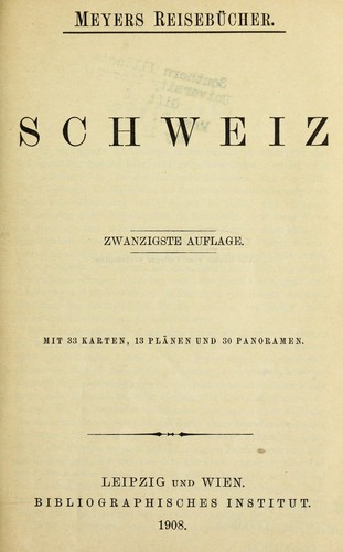 Neuestes Reisehandbuch für die Schweiz