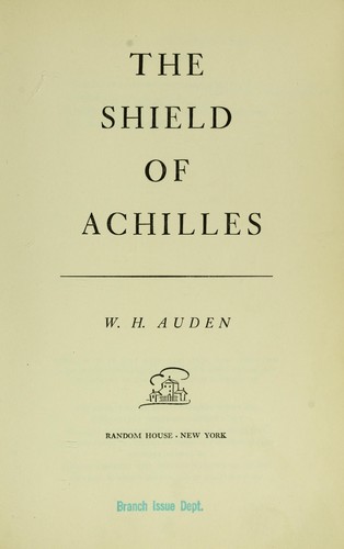 The shield of Achilles