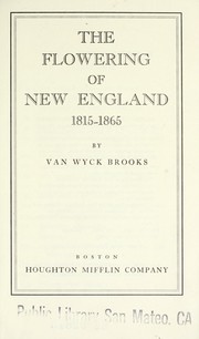 The Flowering of New England, 1815-1875