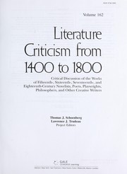 Literature criticism from 1400 to 1800