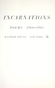 Incarnations; poems, 1966-1968
