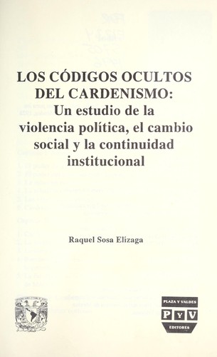 Los co digos ocultos del cardenismo