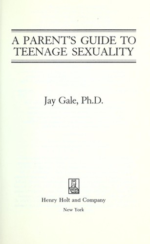 A parent's guide to teenage sexuality