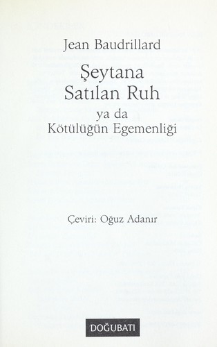 Şeytana satılan ruh ya da kötülüğn egemenliği