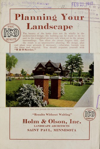 Planning your landscape