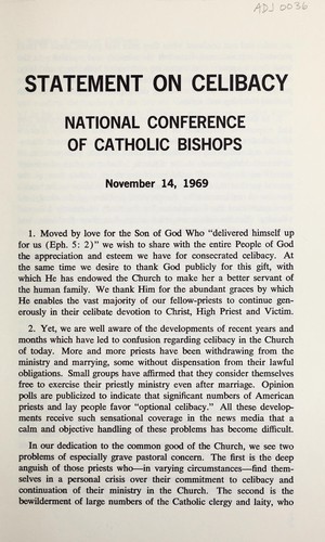 Statement on celibacy