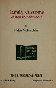 Family customs, Easter to Pentecost