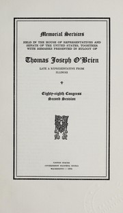 Memorial services held in the House of Representatives and Senate of the United States