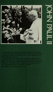 Addresses and homilies given in Brazil