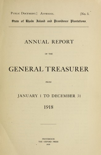Reports to the General assembly, 1866-73