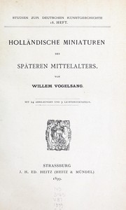 Holländische Miniaturen des späteren Mittelalters