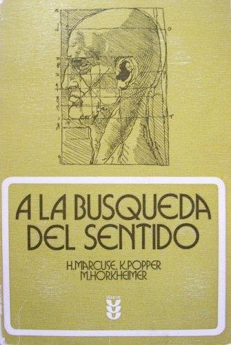 A la busqueda del sentido. - 2.Ed.