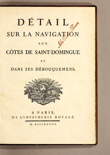 Pilote de l'isle de Saint-Domingue et des débouquemens de cette isle
