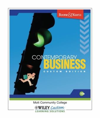 Contemporary Business 13th Edition with Audio Chapters CD  Chapter  Cont Case Videos DVD